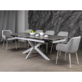 Керамічний стіл Тіціано TML-1150 делікато грей  +  білий Vetro mebel