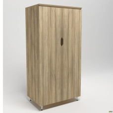 Гардероб Delta DL-909 (864х550х1685мм) Блеквуд Ячменный / Опора белый беж AMF