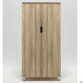 Гардероб Delta DL-909 (864х550х1685мм) Блеквуд Ячменный / Опора белый беж AMF