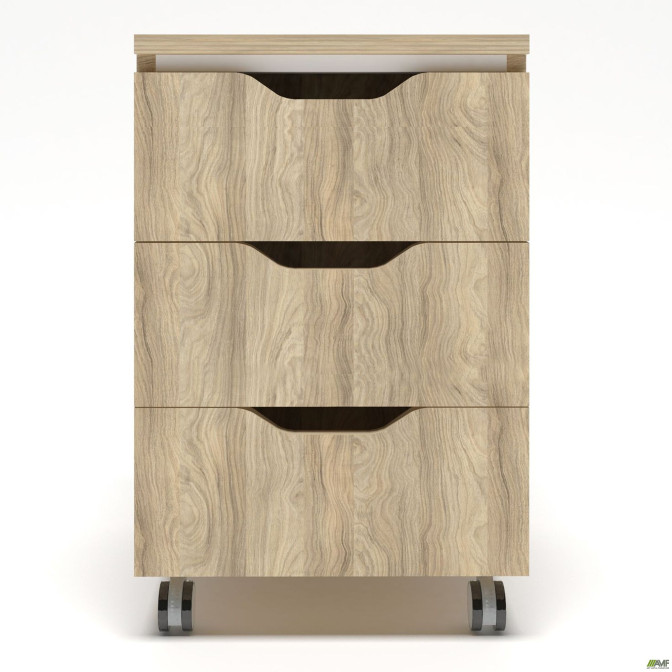 Тумба мобильная Delta DL - 403 (395х400х575) Блэквуд Ячменный AMF