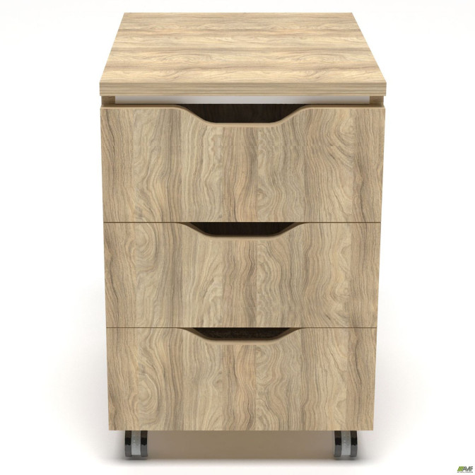 Тумба мобильная Delta DL - 403 (395х400х575) Блэквуд Ячменный AMF