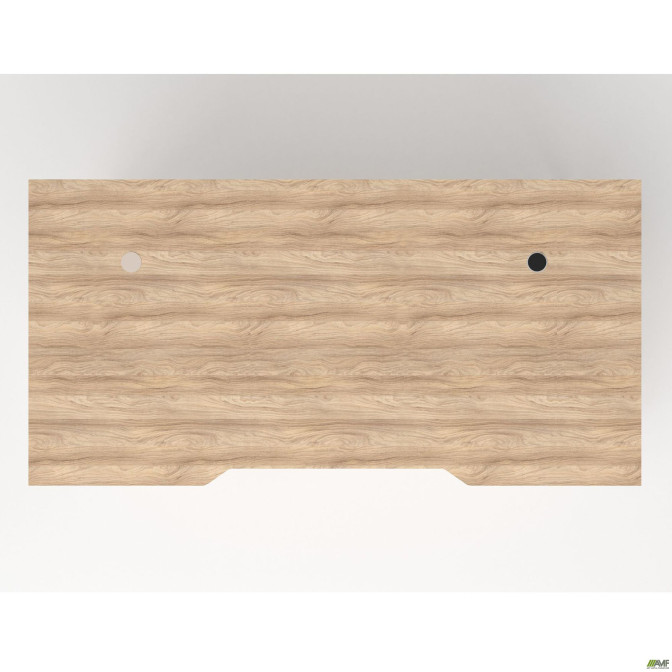Стол  +  USB Delta DL-107 (1790х900х750мм) Блэквуд Ячменный / Каркас белый AMF
