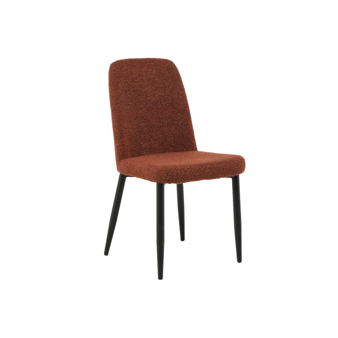 Стул N-44 терракотовый + черный Vetro mebel Стул N-44 терракотовый + черный Vetro mebel