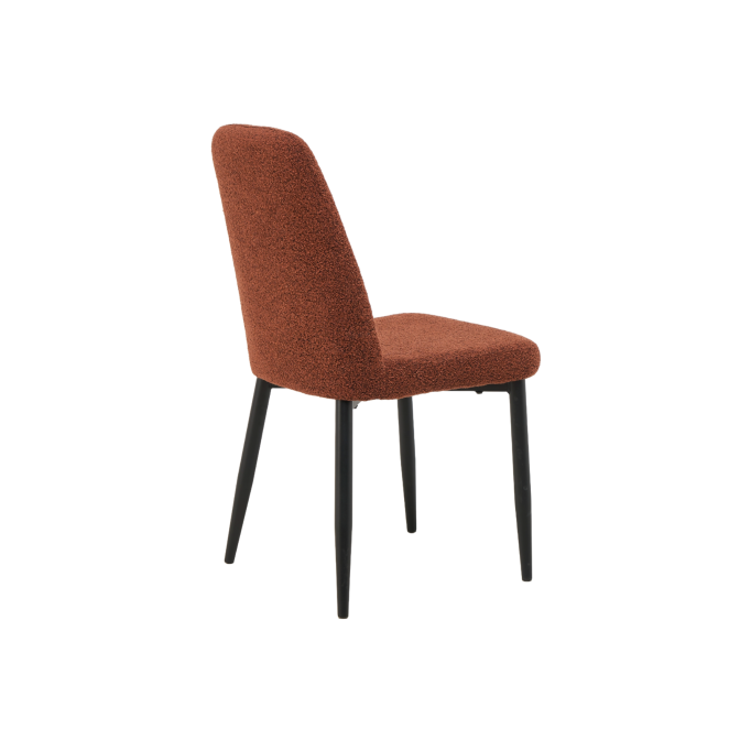 Стул N-44 терракотовый  +  черный Vetro mebel