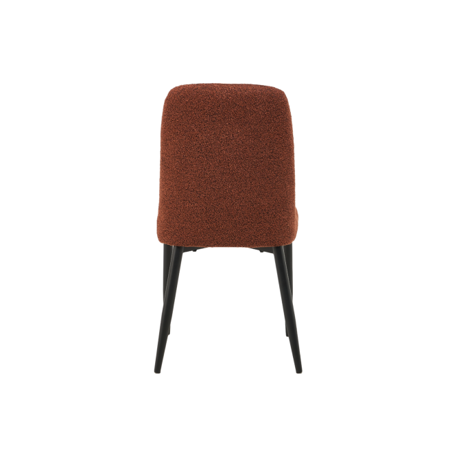 Стул N-44 терракотовый  +  черный Vetro mebel