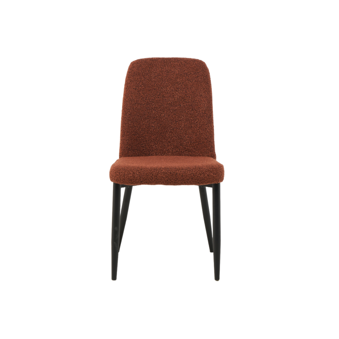Стул N-44 терракотовый  +  черный Vetro mebel