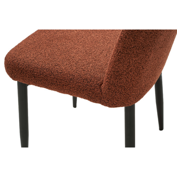 Стул N-44 терракотовый  +  черный Vetro mebel