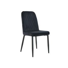 Стул N-44 черный велюр  +  черный Vetro mebel