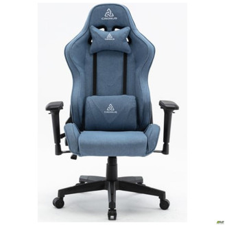 Крісло VR Racer Textile Maximus тканина синя/чорний AMF