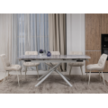 Керамический стол Пино TML-1200-1 айсберг + белый Vetro mebel