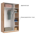 Шкаф 3Дв с зеркалом Тоффи / Toffee Супермат Тоффи - Орех Макадамия MiroMark TF-13-TF