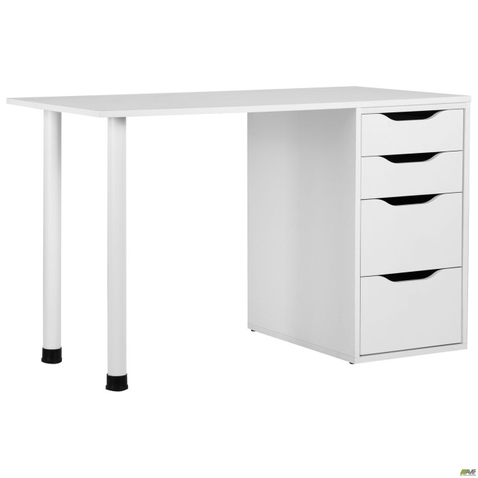 Стол компьютерный Blond BL-102 (1200х600х750) Белый жемчуг/белый беж AMF