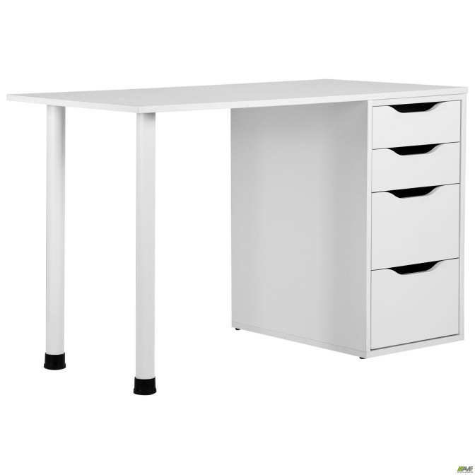 Стол компьютерный Blond BL-102 (1200х600х750) Белый жемчуг/белый беж AMF