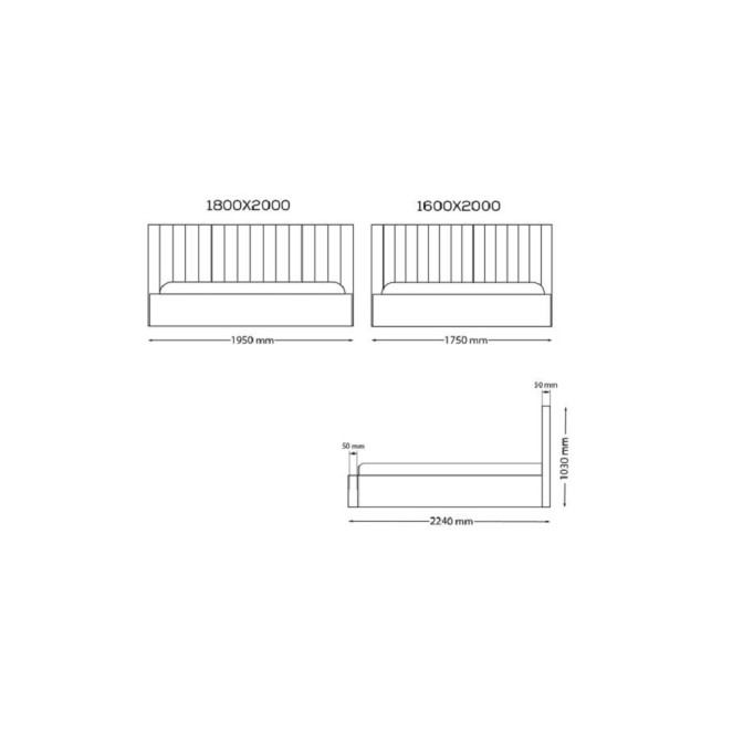 Кровать Мягкая обивка с каркасом Подъёмным механизмом 1,8x2,0 Лира / Lira MiroMark SF-48-LR