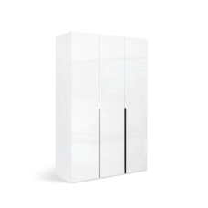 Шафа 3Дв без дзеркала Міла / Mila Глянець Білий MiroMark MA-23-WB