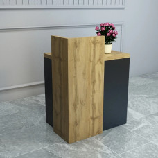 Ресепшин-3 стол стойка Дуб Аппалачи Гамма стиль