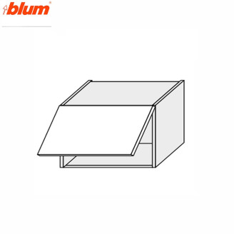 Кухонна секція Мері верхня 45В/360 1дв Aventos Pro Blum MR-143W/9003gl MiroMark