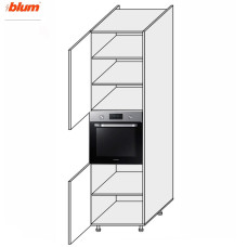 Кухонна секція Мері Пенал 60ПД/2320 Духовка Pro Blum MR-866W/9003gl MiroMark