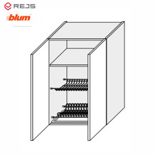 Кухонная секция Миллениум верхняя 60ВС/900 2дв Сушка Pro Blum  +  Rejs ML-565W/9003 MiroMark