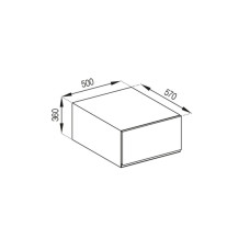 Кухонная секция антресоль А 50 (570) Влада Мир мебели