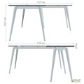 Рабочее место Delta DL-102 (1590х1600х750мм) Блэквуд Ячменный/Каркас белый AMF