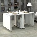 Стіл кухонний Сімейний 730*800*185 Білий Гамма стиль У-1