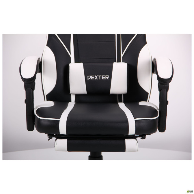 Кресло VR Racer Dexter Vector черный/белый AMF