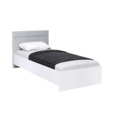 Ліжко з каркасом 0,9х2,0 Фемелі / Family Глянець Білий MiroMark FM-33-WB