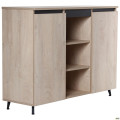 Комод Pluto SK12 (1200х400х900) Дуб Эндгрейн / Черный графит AMF