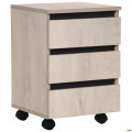 Тумба мобильная Pluto SM1 (400х400х580) Дуб Эндгрейн AMF