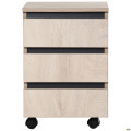Тумба мобильная Pluto SM1 (400х400х580) Дуб Эндгрейн AMF