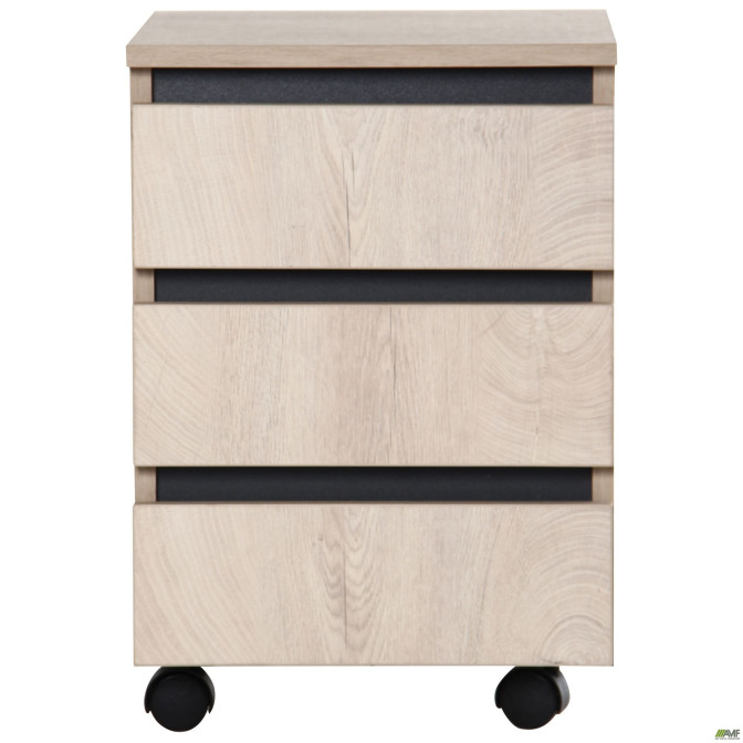 Тумба мобильная Pluto SM1 (400х400х580) Дуб Эндгрейн AMF