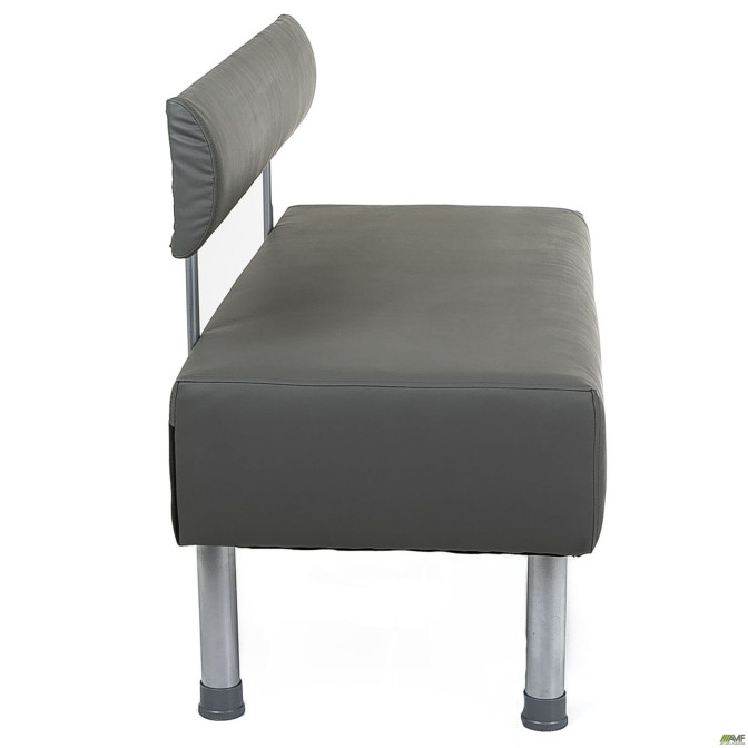 Диван Smile 1200 Кожзам серый AMF