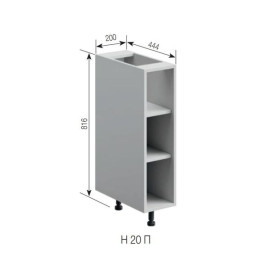 Кухонна секція нижня полиці Н 20 Аріель Світ меблів