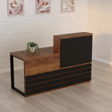 Ресепшин-5 стіл стійка 1600 Файєрвуд Гамма стиль