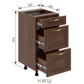 Кухонная секция нижняя Н 40Ш FAVORIT Роксана Мир мебели