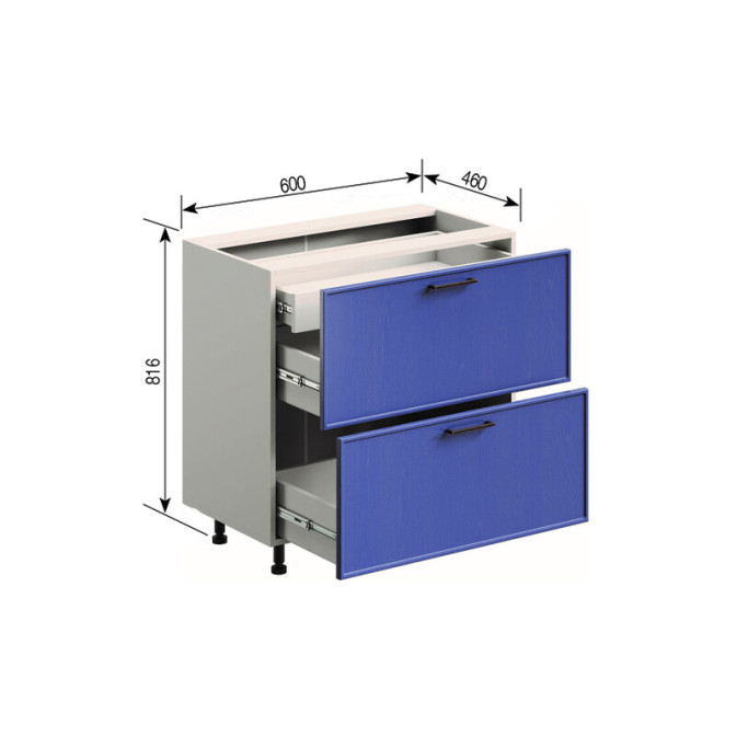 Кухонна секція нижня Н 60 Ш ( + ВШ) LUX Аріель Світ меблів