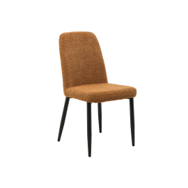 Стілець N-44 гірчичний  +  чорний Vetro mebel