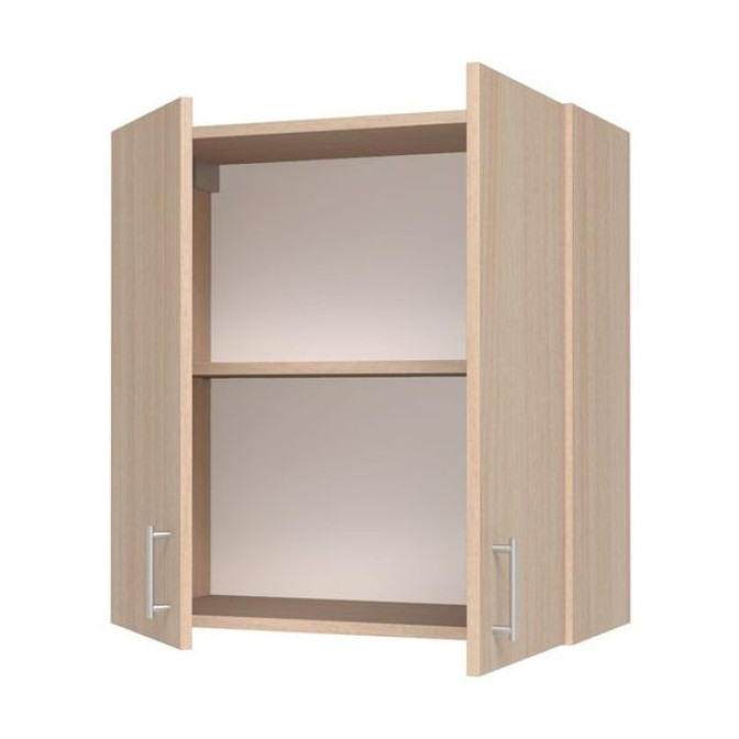 Кухонная секция с ручкой верхняя ШВ 2Д.720.600 Элегант (без рисунка) Мат Краска E-Line Senam  