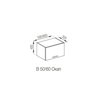 Кухонна секція під витяжку 60 ОКАП Б'янка Світ меблів