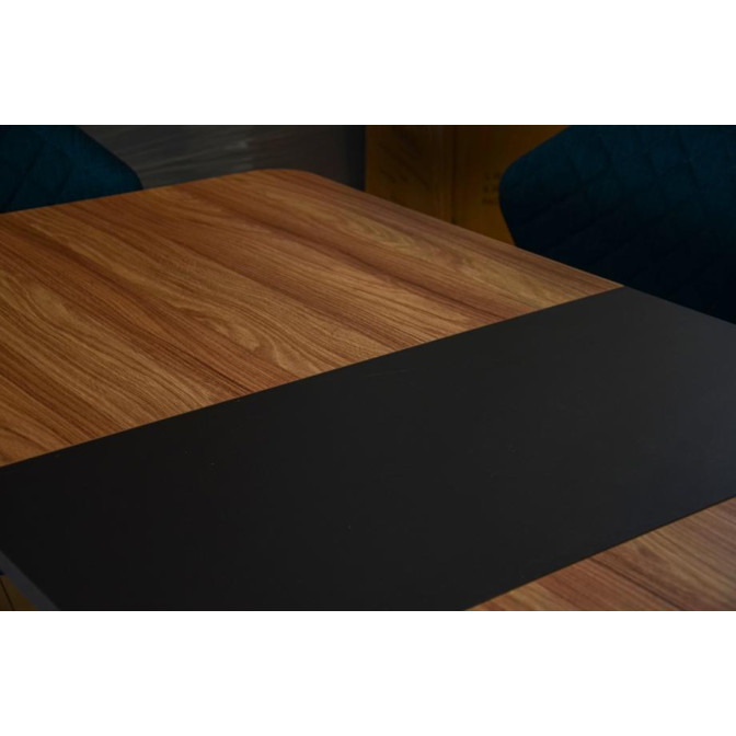 Стол обеденный Torino Блеквуд ячменный - Графит Intarsio