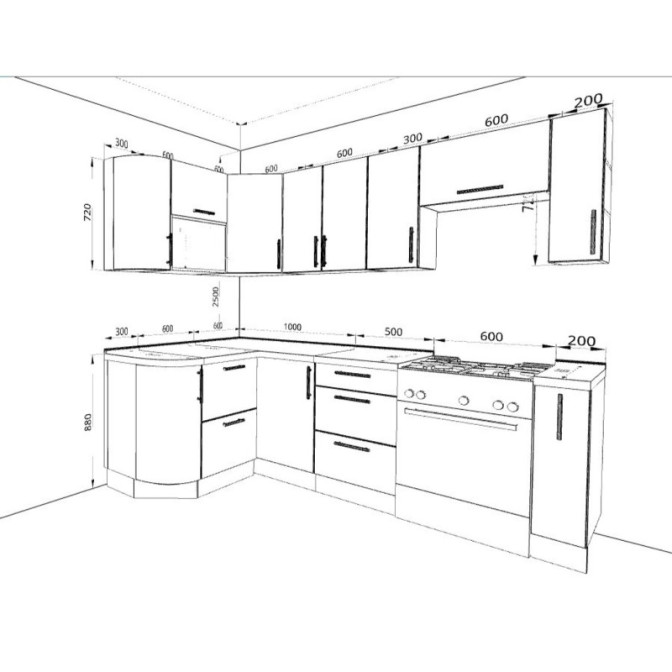   Модульна кухня Модерн Еверест