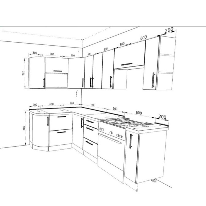   Модульна кухня Модерн Еверест