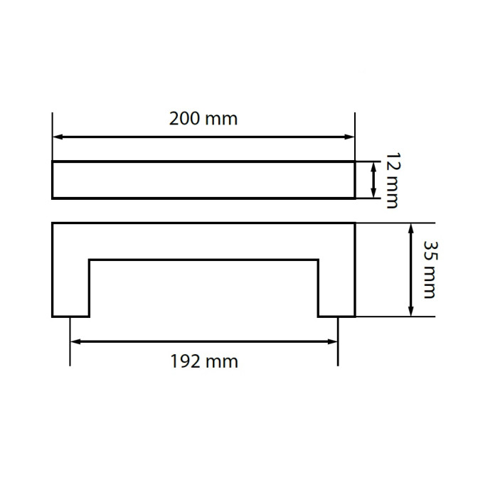 Ручка металева СС-192мм HL-20-NK MiroMark