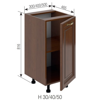 Кухонна секція нижня Н 30 Роксана Світ меблів Кухонна секція нижня Н 30 Роксана Світ меблів