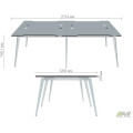 Рабочая станция Delta DL-104 (2380х1200х750мм) Блэквуд Ячменный/Каркас белый AMF