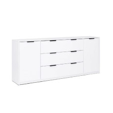 Комод 2Дв 3Ящ Рома Колор / Roma Color Глянец Белый MiroMark RС-162-WB