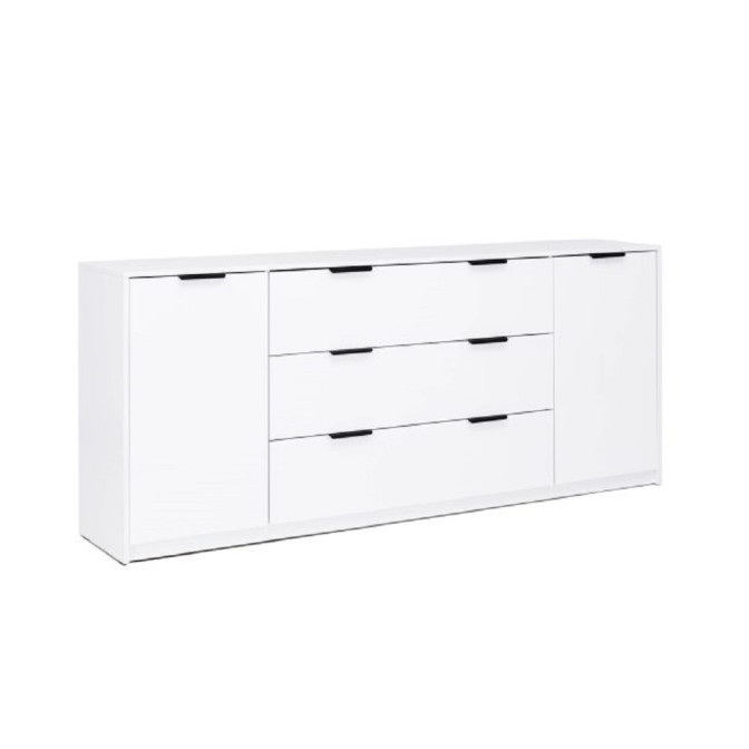 Комод 2Дв 3Ящ Рома Колор / Roma Color Глянец Белый MiroMark RС-162-WB