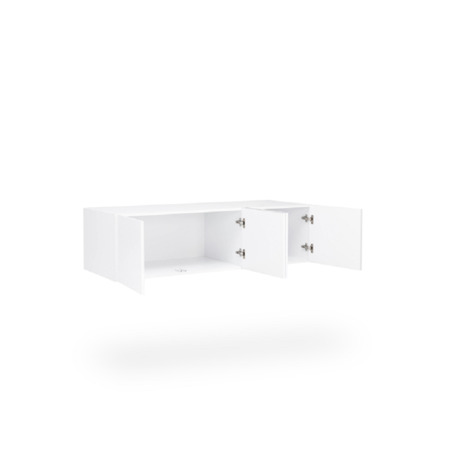 Антресоль 3Дв Міла / Mila Глянець Білий MiroMark MA-03-WB