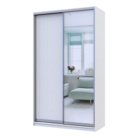 Шкаф-купе Сити 24 ДСП / Зеркало 140х60х240 Doros